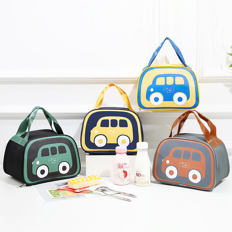 Playful Vehicle Themed Lunch Bag