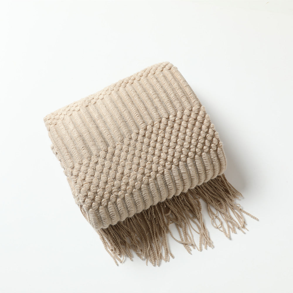 Textured Knit Scarf Bowlift