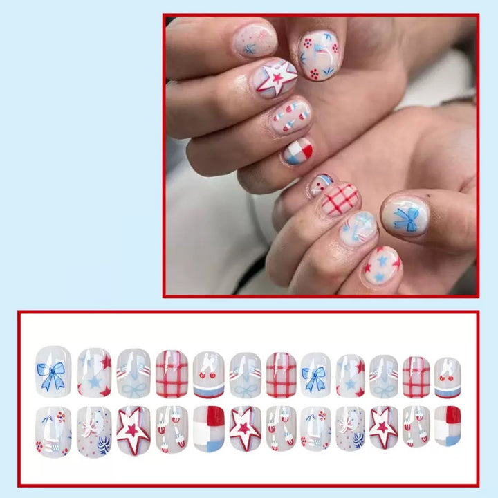 Creative nail art with summer motifs Bowlift