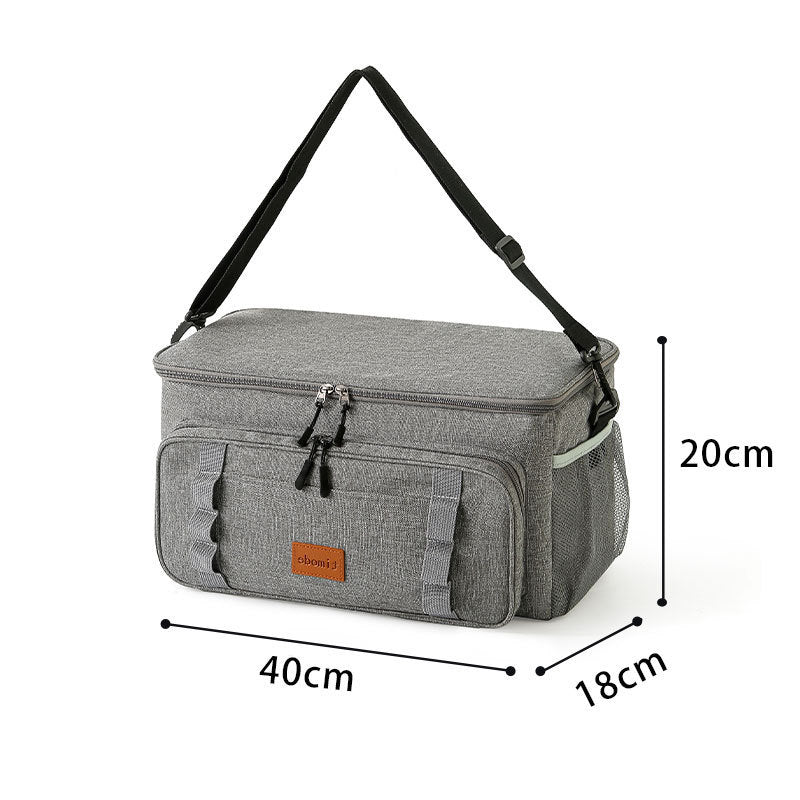 Women's Insulated Cooler Bag with Practical Compartments Bowlift