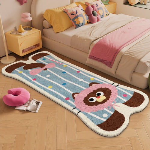 Cute Animal-Themed Plush Area Rug