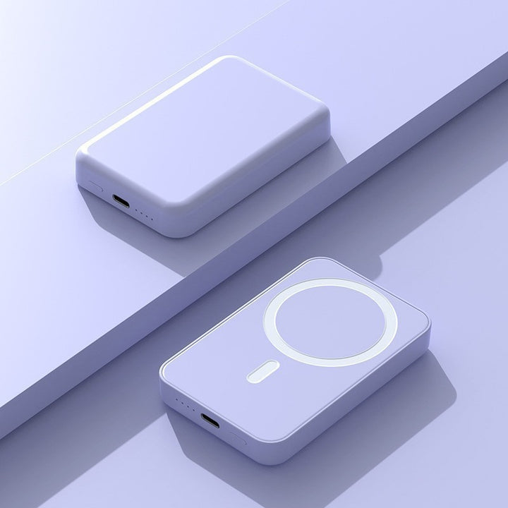 Portable induction power bank with integrated cable management Bowlift