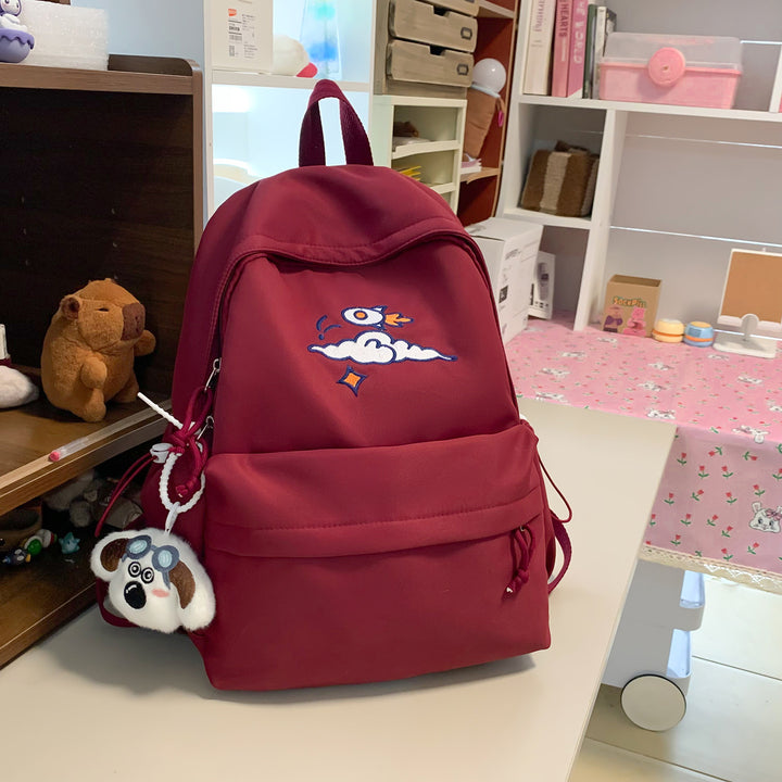 Everyday backpack with unique embroidery design Bowlift