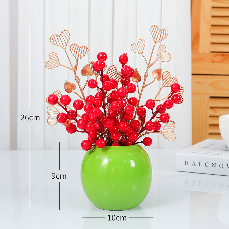 Heart-Shaped Decorative Floral Arrangement