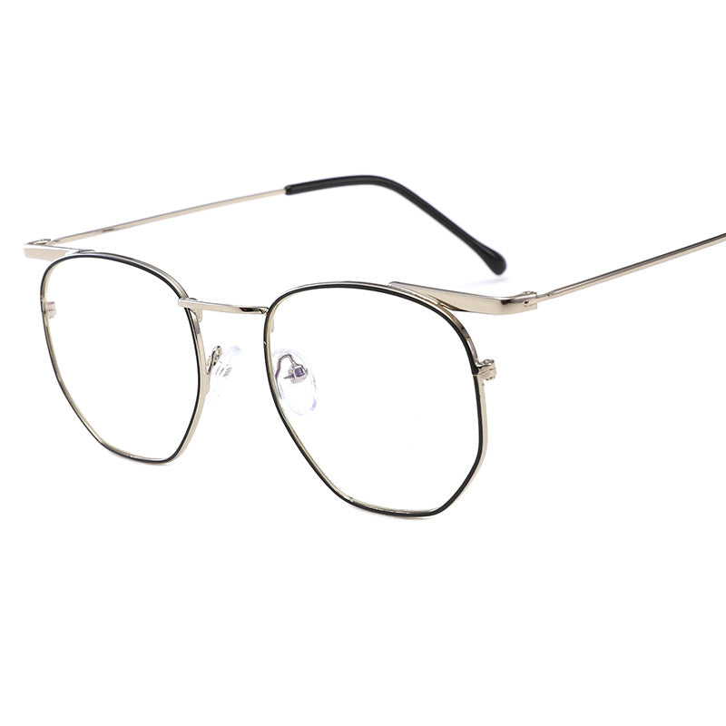 Women's fashionable geometric sunglasses with elegant metal frame Bowlift