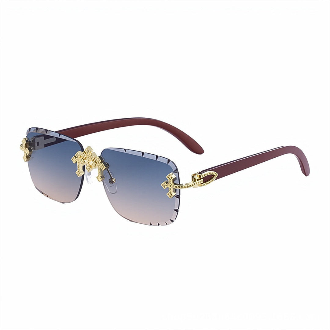 Elegant Decorative Oversized Sunglasses