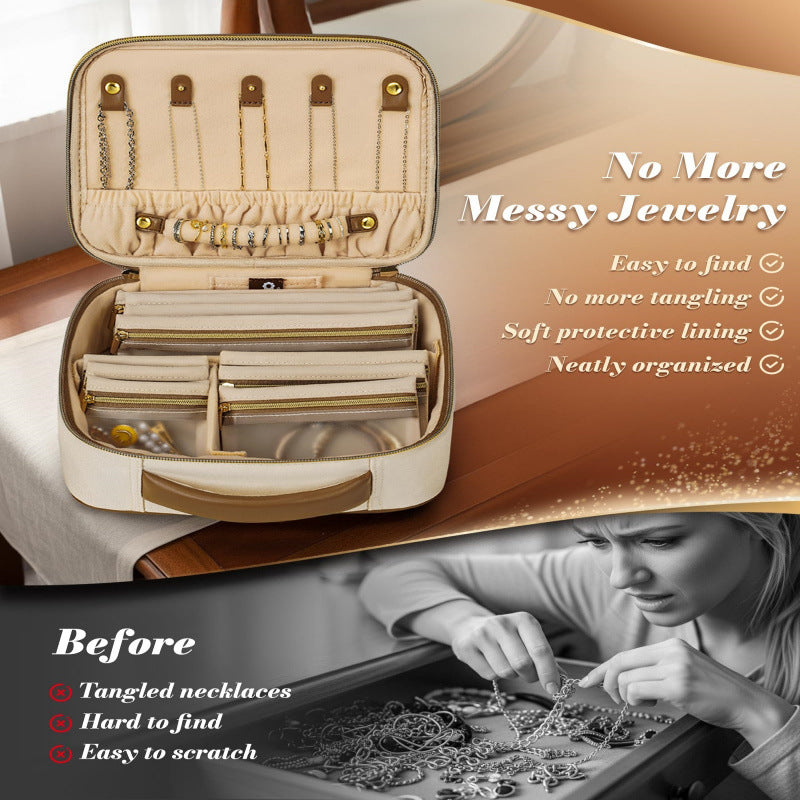 Elegant Jewelry Organizer Bag Bowlift