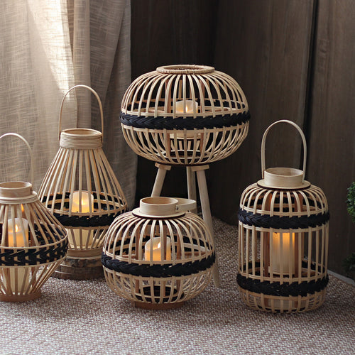 Decorative Rattan Lantern Bowlift