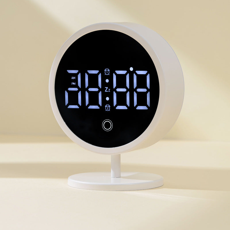 Digital LED Alarm Clock with Touch Snooze and Adjustable Stand Bowlift