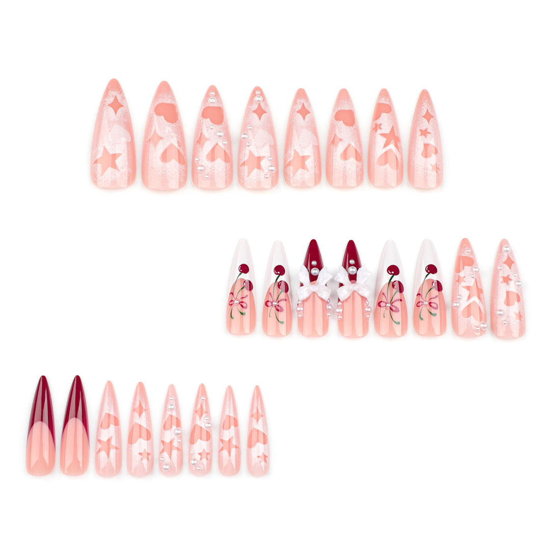 Artificial Nail Art with Festive Designs Bowlift