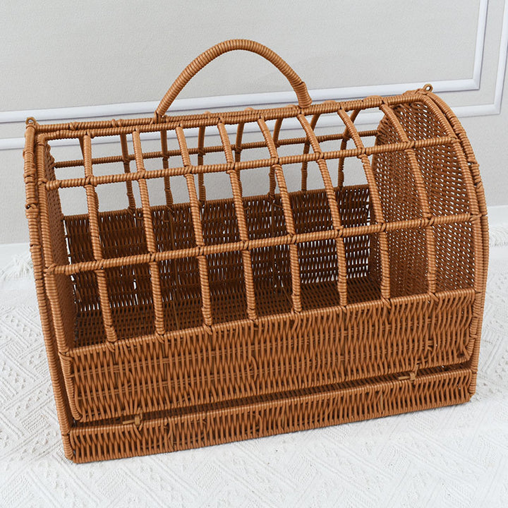 Decorative Wicker Storage Bowlift