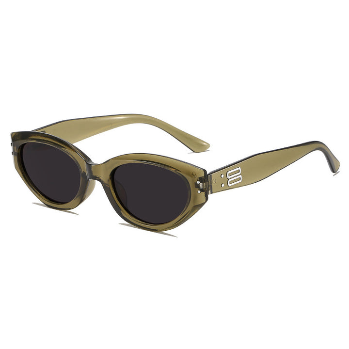 Women's stylish sunglasses in contemporary style with narrow frame Bowlift