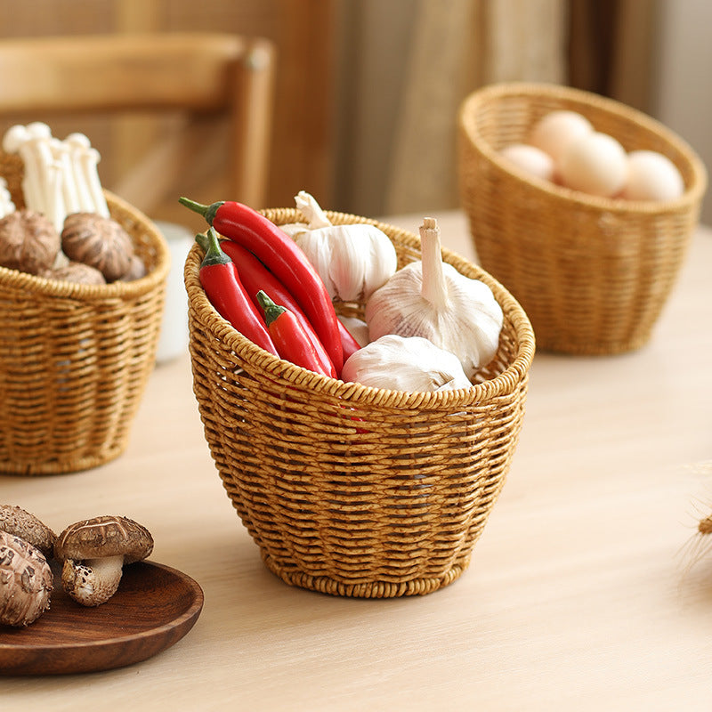 Unisex Handcrafted Decoration Basket with Modern Design Bowlift