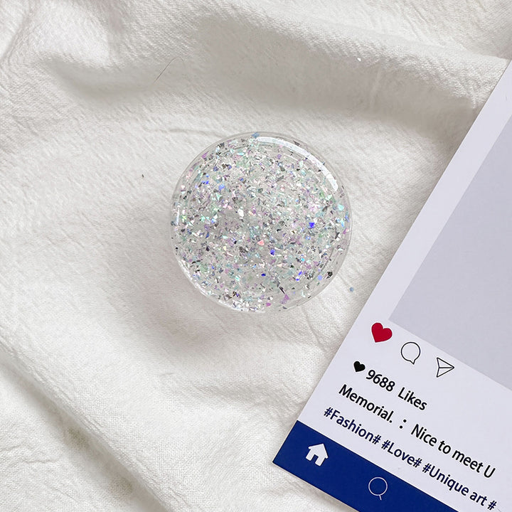 Sparkly Resin Phone Holder And Stand With Full Rotation Base