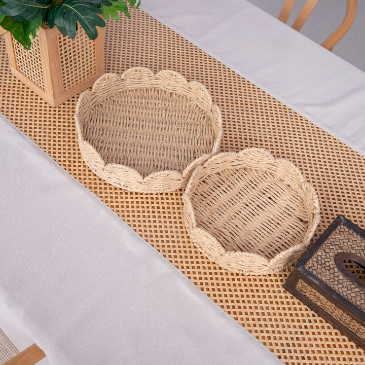 Decorative Woven Serving Trays Bowlift