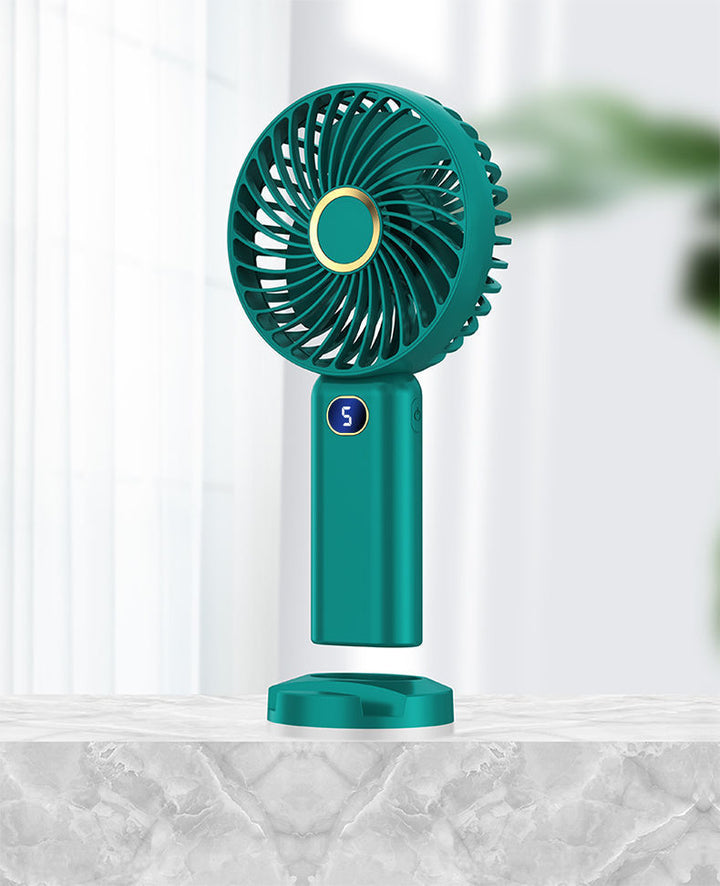 Ladies Portable Hand Fan Bowlift