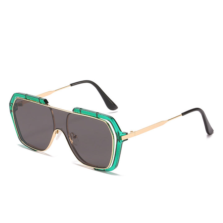 Statement Oversized Angular Sunglasses Bowlift