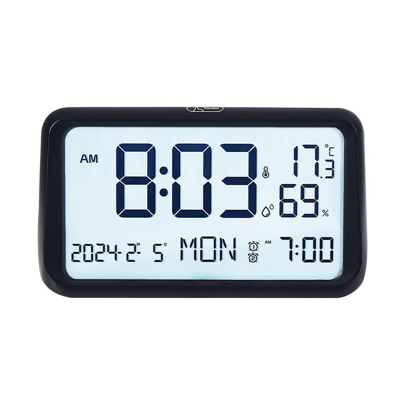 Digital alarm clock with temperature and humidity display Bowlift