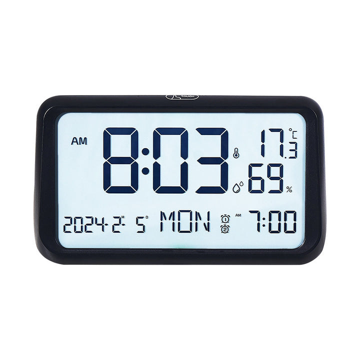 Digital alarm clock with temperature and humidity display Bowlift