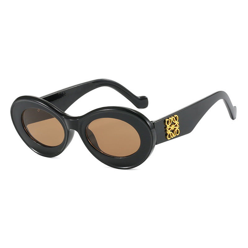Ladies elegant curved sunglasses Bowlift