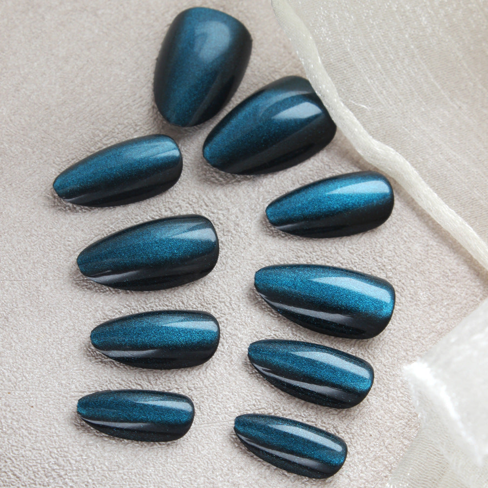 Premium Glossy Stiletto Press-On Nails Bowlift