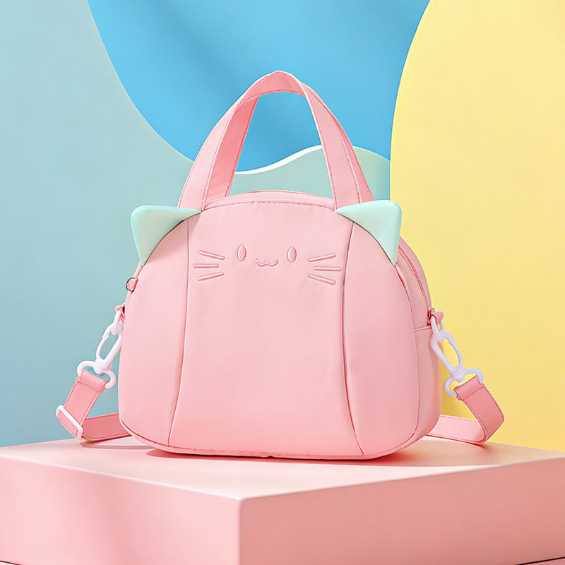 Playful Animal Motif Shoulder Bag Bowlift