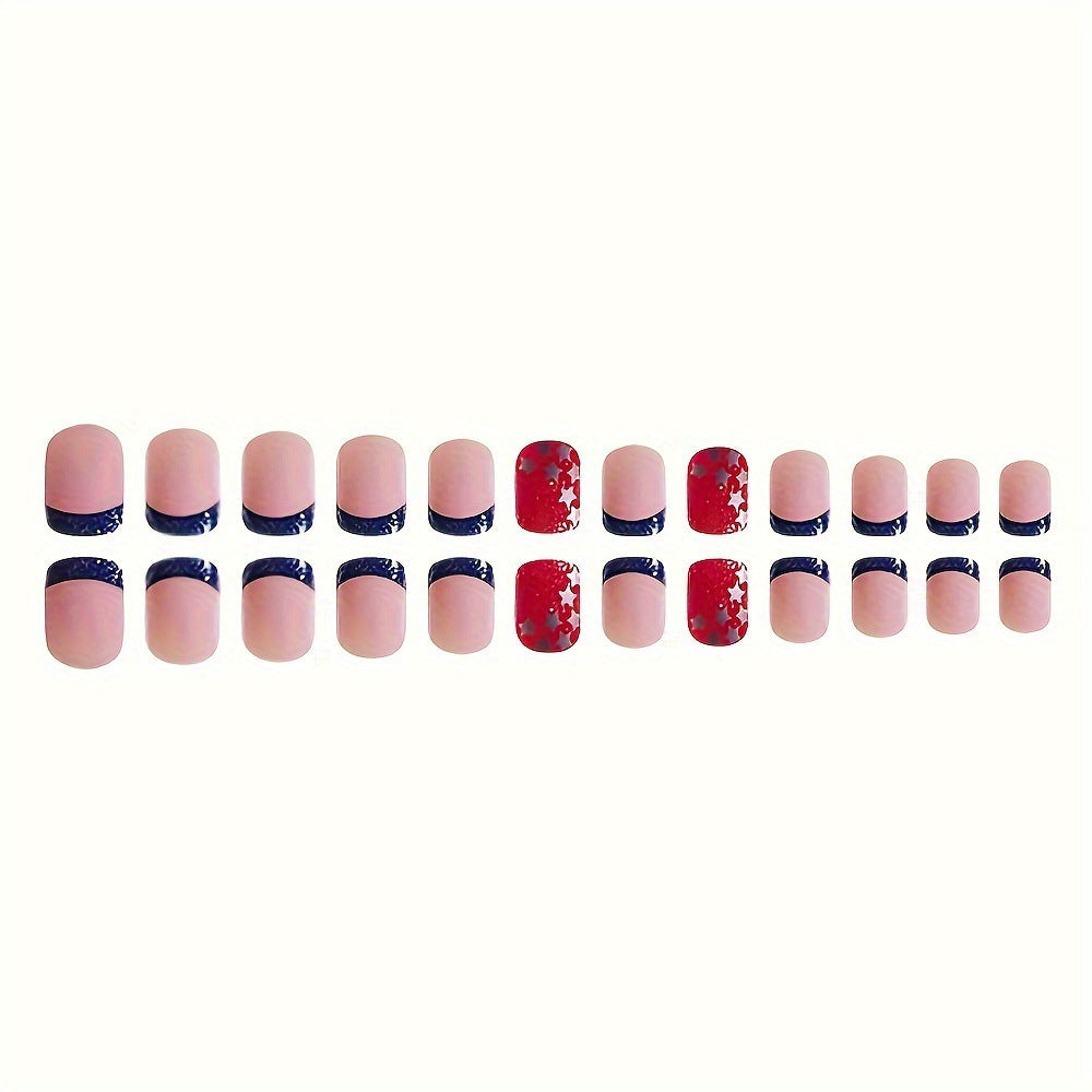 Sparkling Star Pattern Nail Art Bowlift