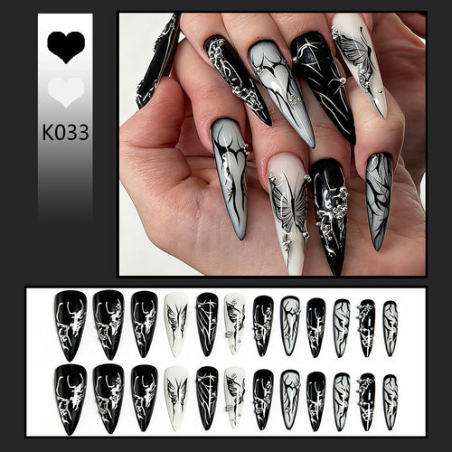 Artful Nail Tips with Modern Patterns Bowlift