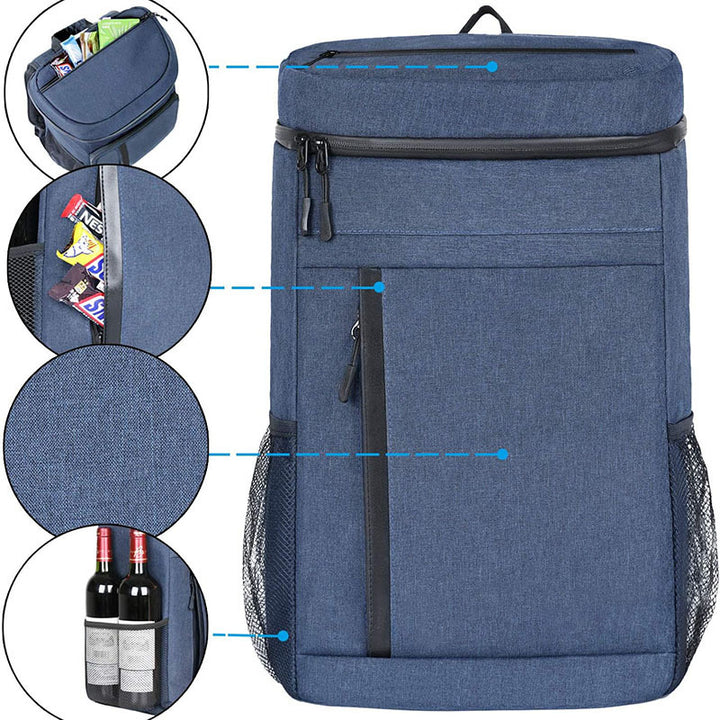 Women Insulated Backpack with Multiple Compartments Bowlift