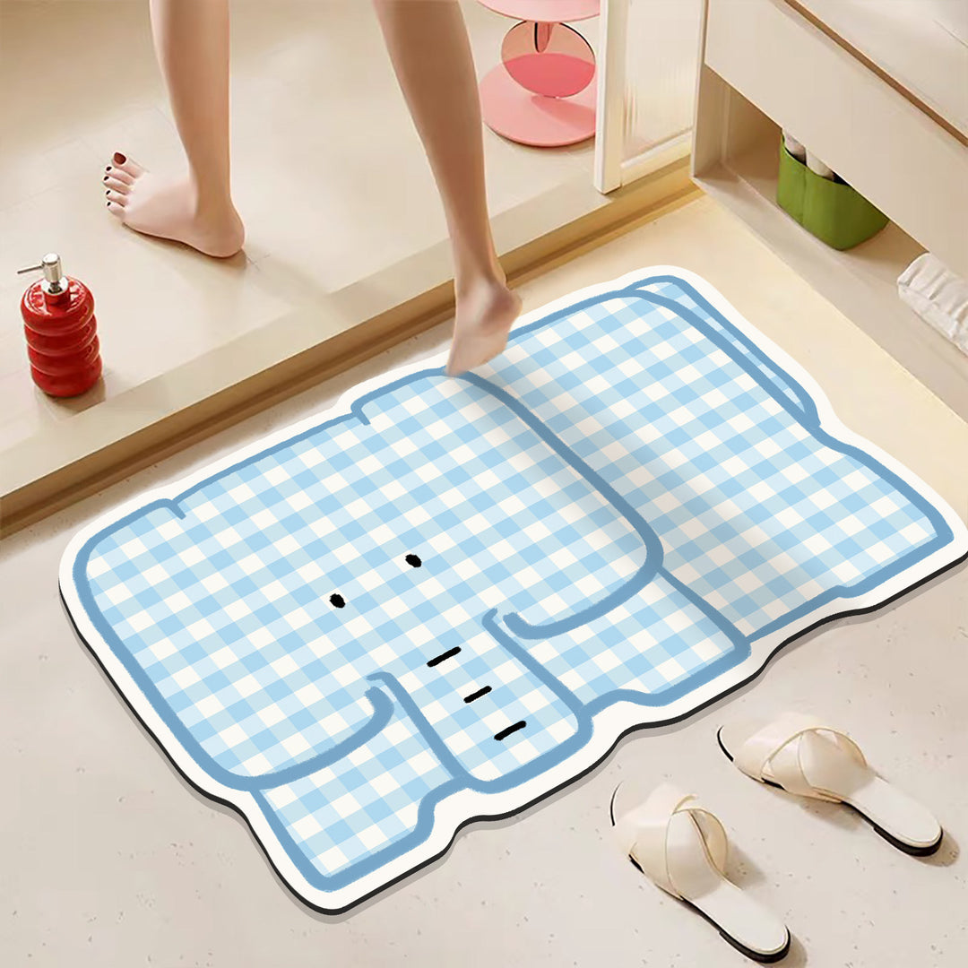 Playful Hamburger-Themed Bath Mat Bowlift