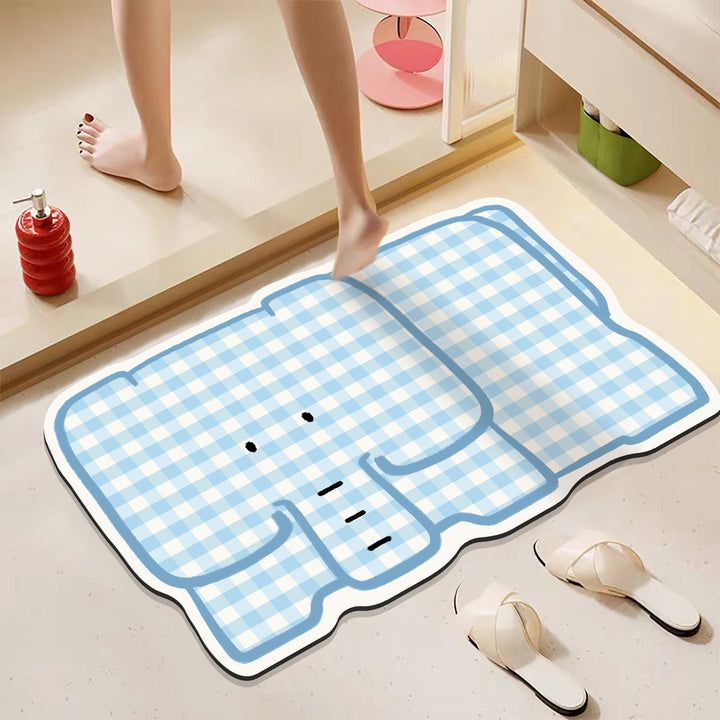 Playful Hamburger-Themed Bath Mat Bowlift