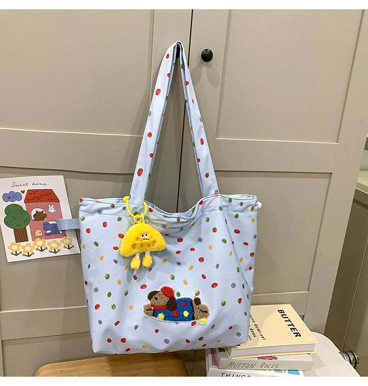 Fun-Themed Spacious Tote Bag Bowlift