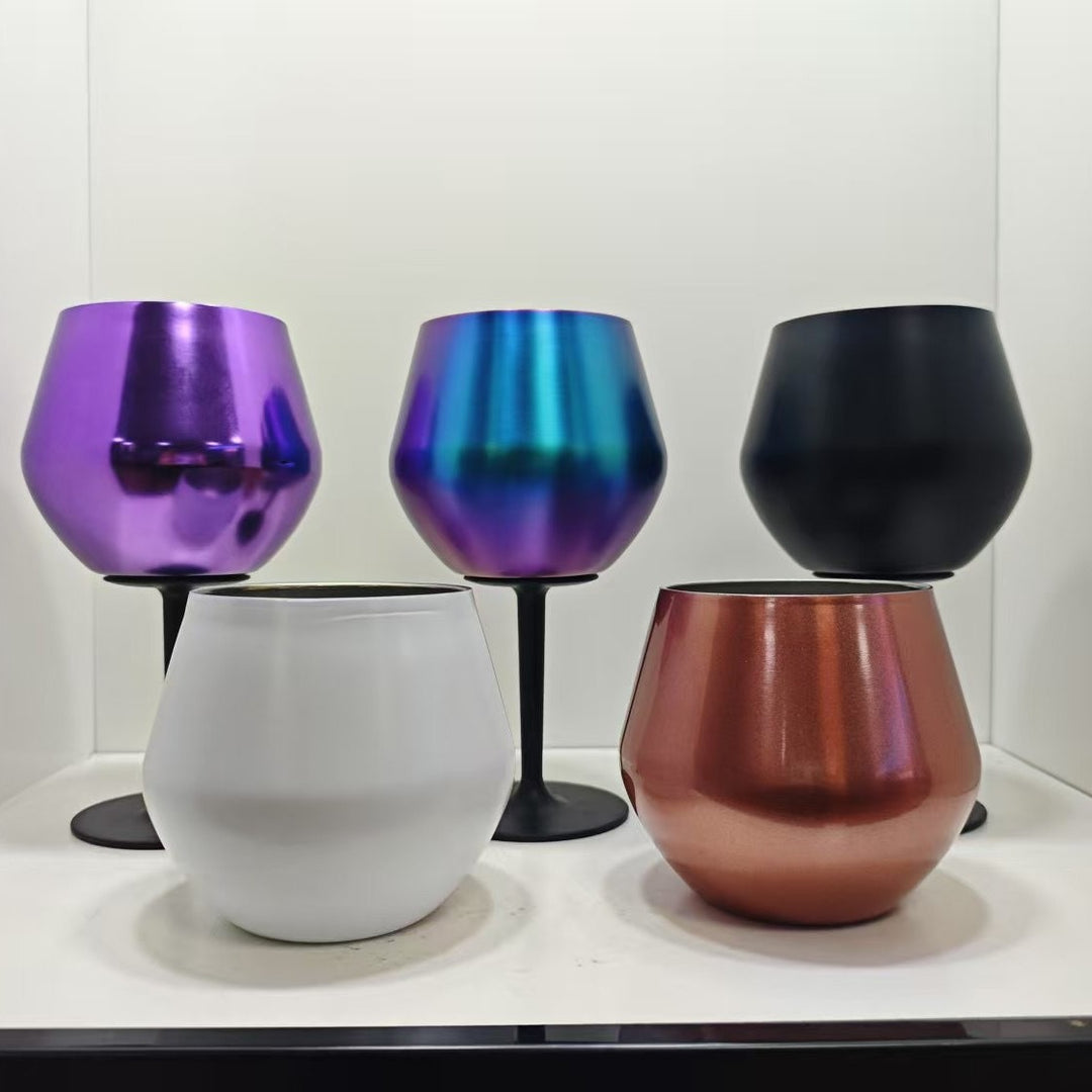 Unisex Insulated Stainless Steel Wine Cup Bowlift