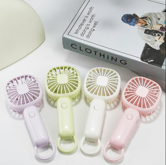 Portable Flower-Themed Handheld Cooling Fan Bowlift
