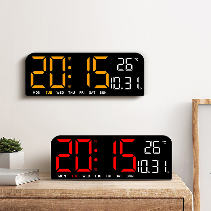 Digital Multifunctional Alarm Clock with Temperature Display Bowlift