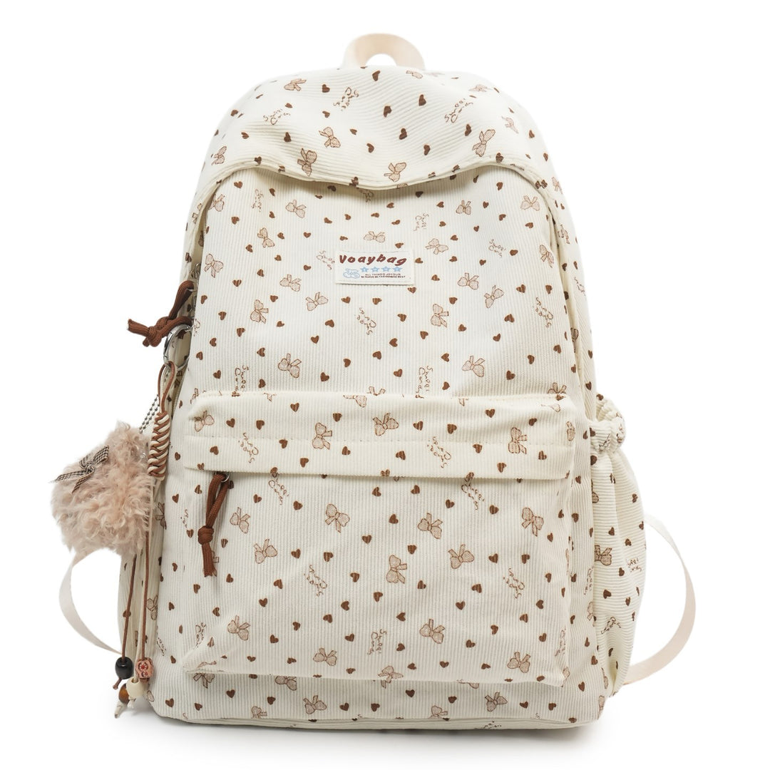 Charming Floral Design Backpack