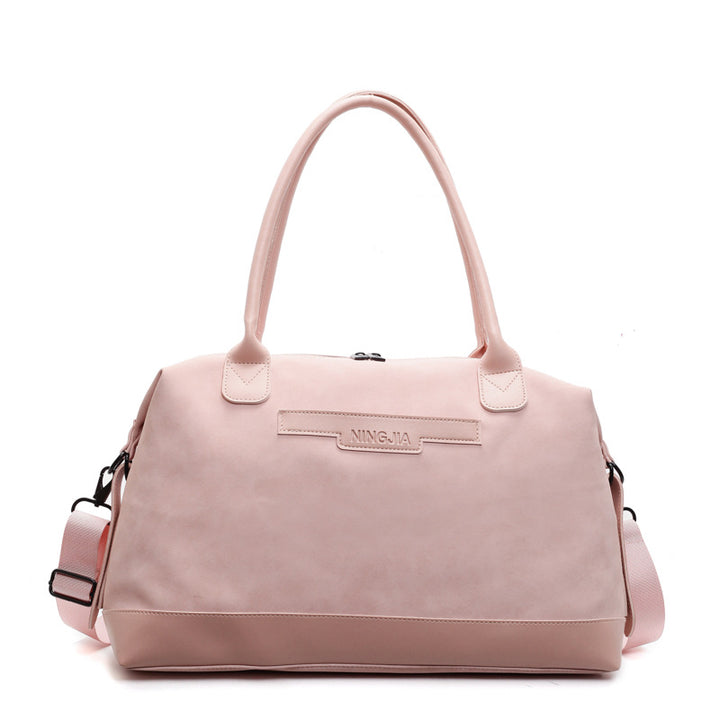 Elegant Leather Travel Duffle