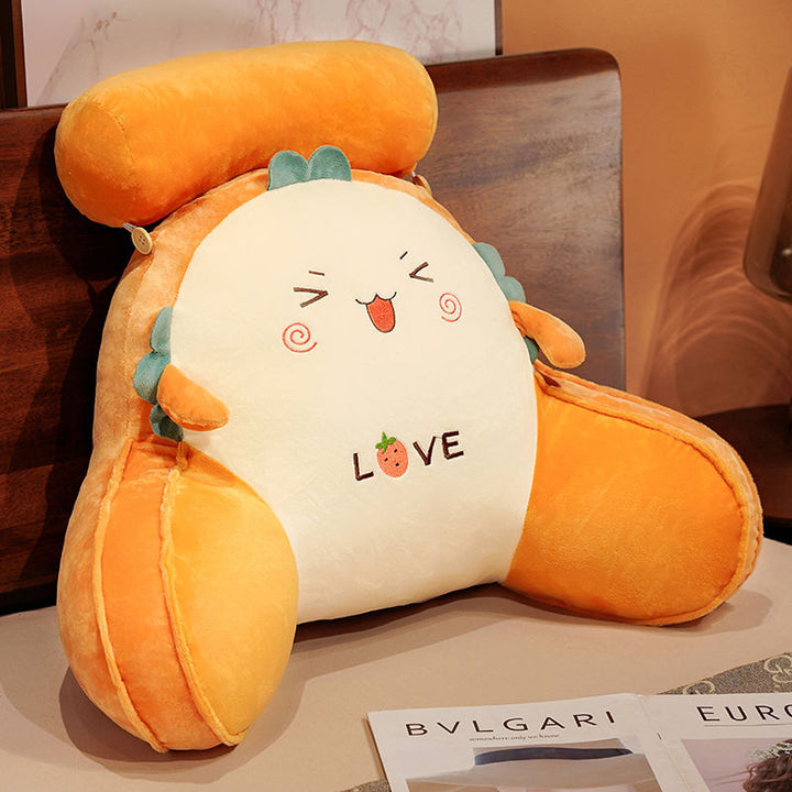 Cozy back support pillow with bear motifs Bowlift