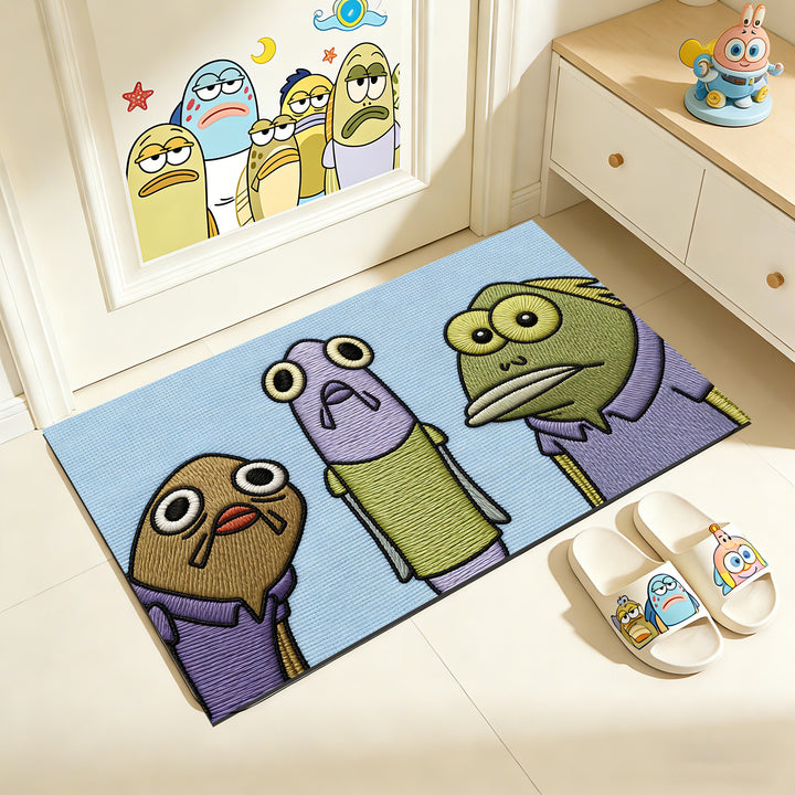 Cartoon Character Non-Slip Bath Mat Bowlift