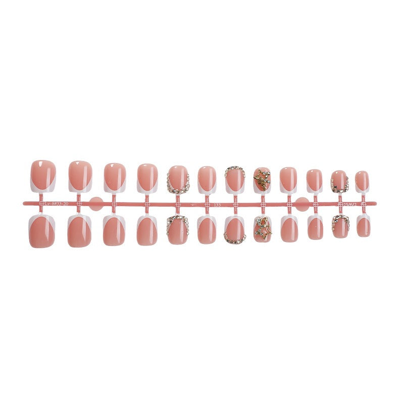 Nail art set with luxurious glitter and floral decorations Bowlift