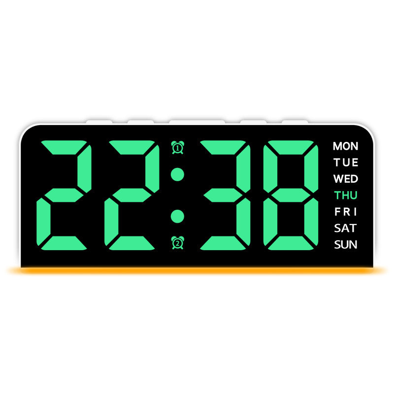 Digital LED alarm clock with color change Bowlift
