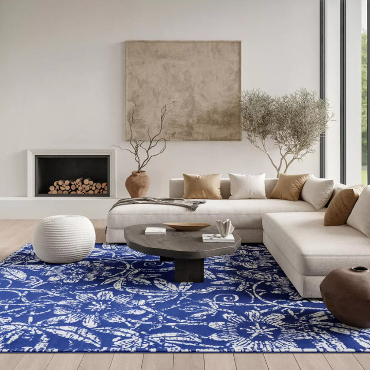 Botanical Print Area Rug