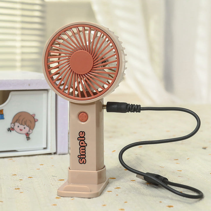 Portable hand fan with USB charging function and low noise level Bowlift