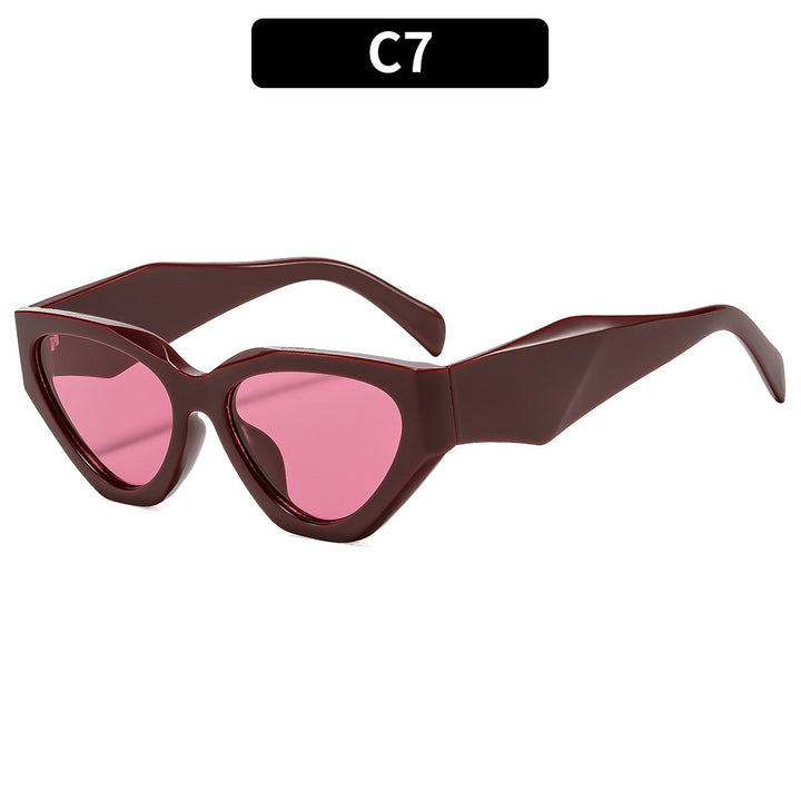Sculptural Cat-Eye Sunglasses