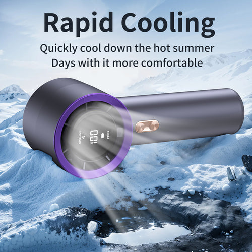 Unisex Portable High-Speed USB Rechargeable Fan Bowlift