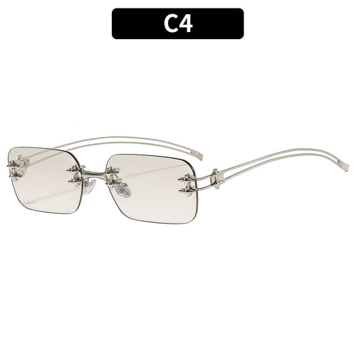 Minimalist Metal Frame Sunglasses