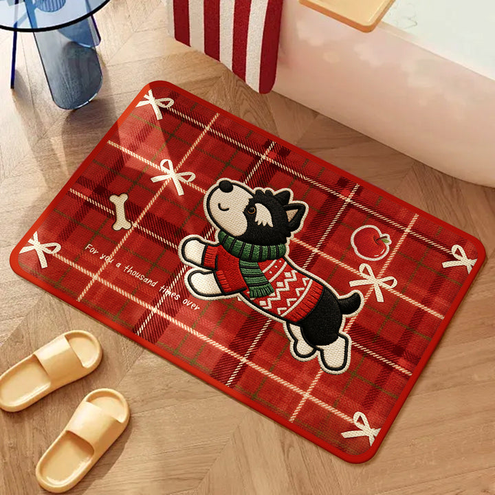 Playful Dog-Themed Bath Mat 1786546445