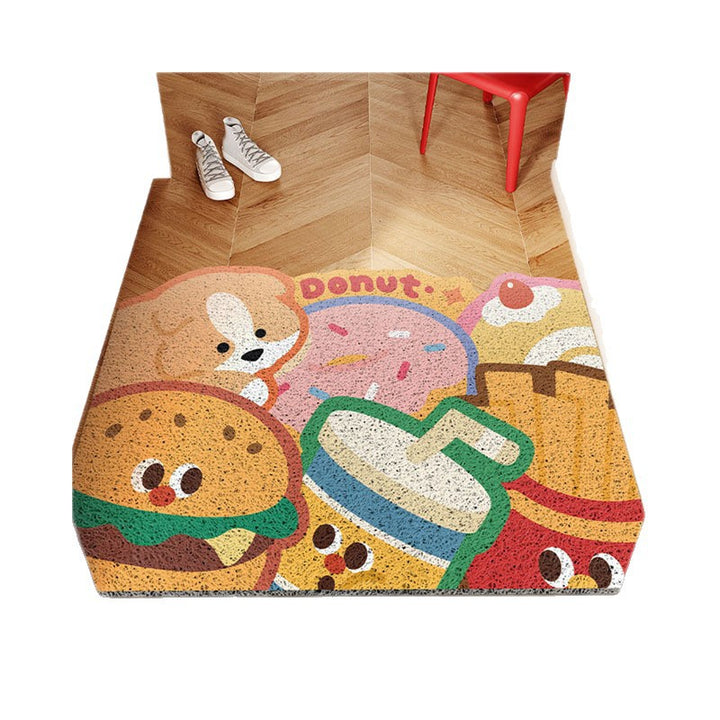 Whimsical Food-Themed Indoor Mat Bowlift