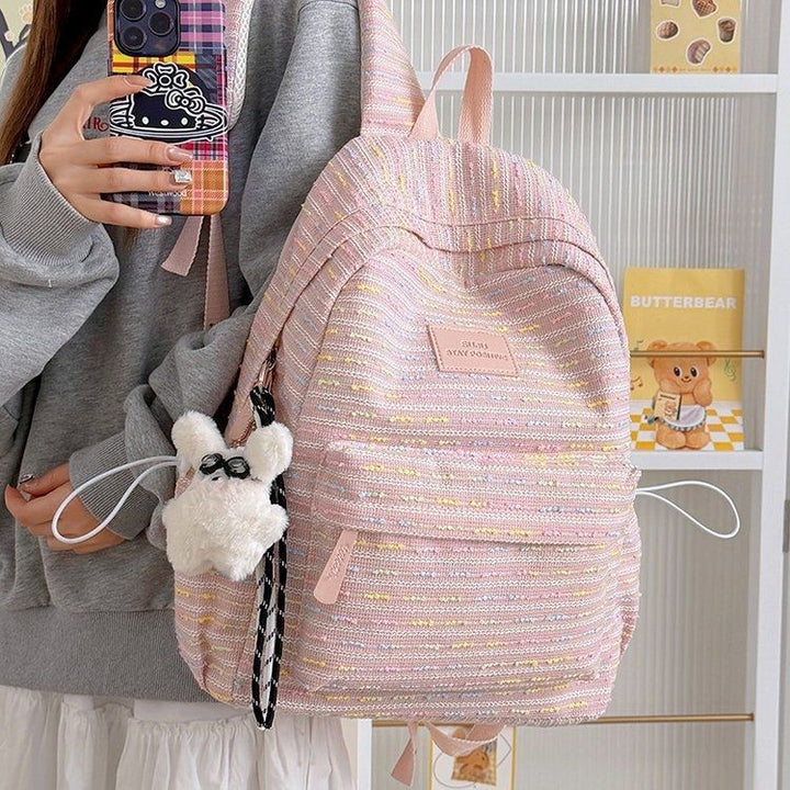 Textured Weave Backpack