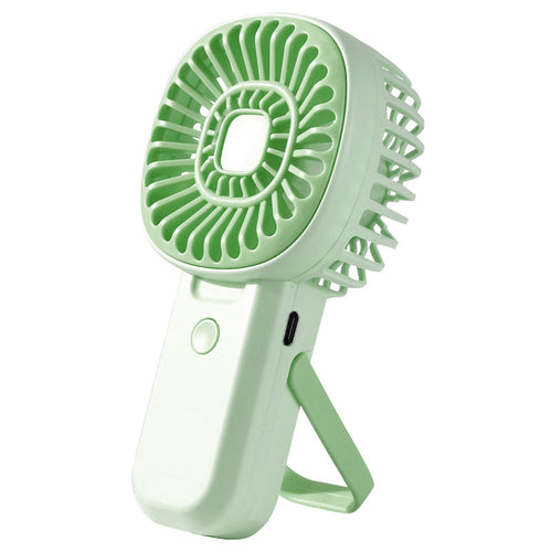 Ladies Portable Mini Fan with USB Charging Function and Adjustable Head Bowlift